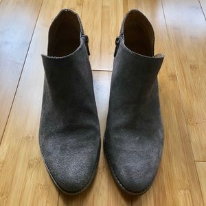Grey Suede Lucky Brand Booties
